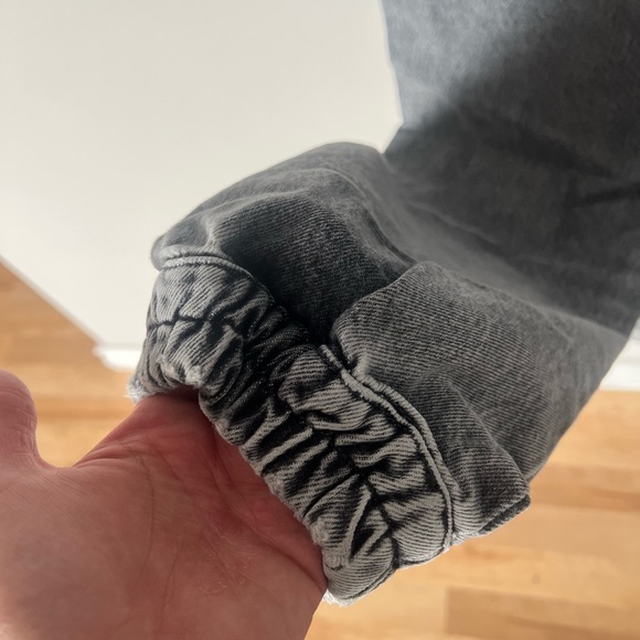 NWT Retrofete Renee Denim Jumpsuit in Slate Grey - Picture 14 of 15